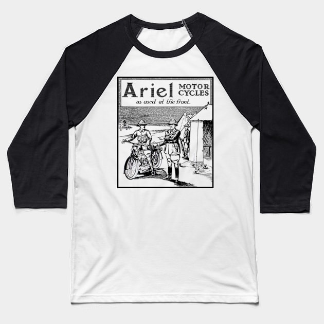 Ariel Motorscycles Baseball T-Shirt by MichaelaGrove